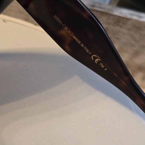 Jimmy Choo Tortoise Shell Sunglasses NWT - Picture 4 of 6